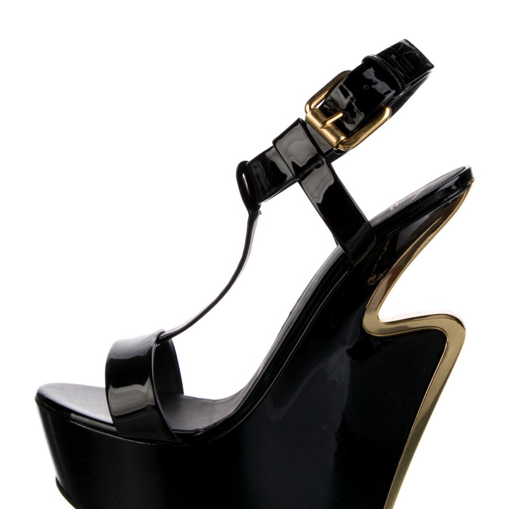 Giuseppe Zanotti RARE Jee signature wedge sandals euro 40 excellent condition - Picture 5 of 9